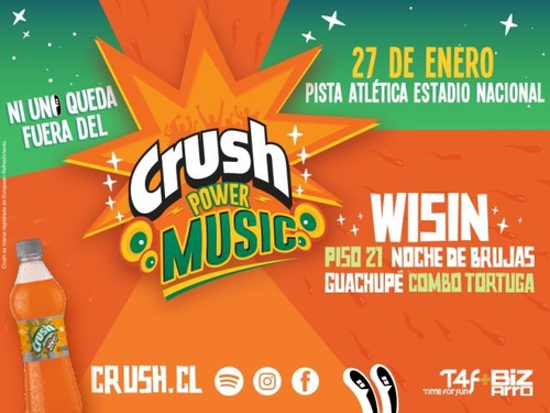 Entradas Crush Power Music 2018