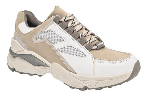 Tenis Mujer Moramora 1382630 Blanco Beige 101-832