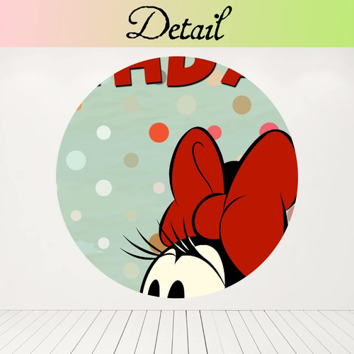 Telón De Fondo Vintage Rojo De Mickey Y Minnie, Fondo Retro