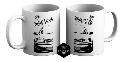 Tazas Volkswagen Bora Tazas Parejas - Novios - Cerámica