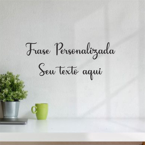 Placa Decorativa Frase Personalizada Mdf