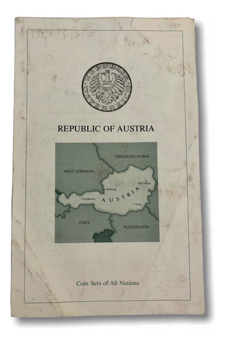 8 Monedas República De Austria Series Coins Set All Nations (Usado)