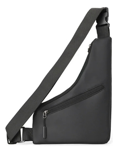Bolso Triangular Con Película De Piel De Ocio, Bandolera Ant