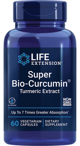 Life Extension Super Bio-curcumina Extracto Cúrcuma 400 Mg Sabor Sin Sabor