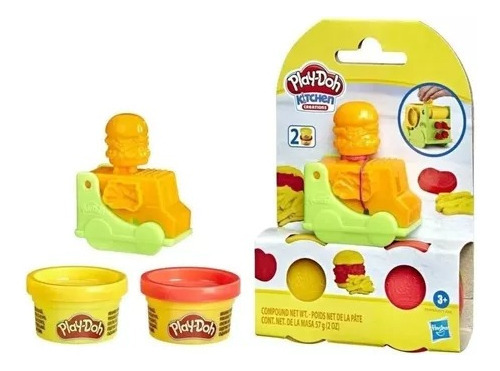 Massinha Play Doh Mini Hamburger Food Truck - Hasbro F3571 Cor Colorido