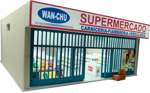 Supermercado Chino  Miniature World 599 H0 Milouhobbies 