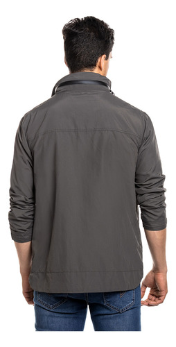Imagen 3 de 4 de Chaqueta Hombre Easton Gris New Man Ss 2022