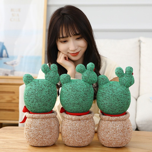 Peluche Cactus Dorama Coreano Start Up Susy Joo Hyuk 35cm Verde (Usado)