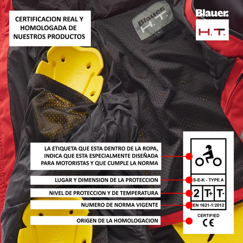 Campera Moto Blauer Ethan Con Protecciones P/verano 10k