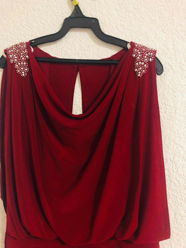 Vestido De  Fiesta Rojo . Talla Chica . Corto .