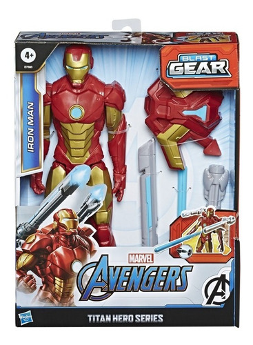 Figura Avengers Titan Hero Blast Gear Iron Man Hasbro E7380