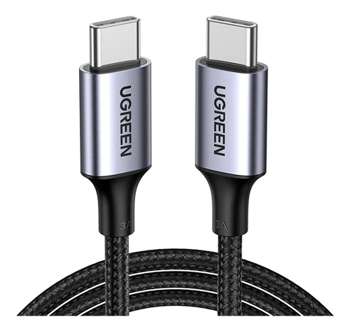 Ugreen Cable Cargador  Usb C Carga Rapida  1m Negro