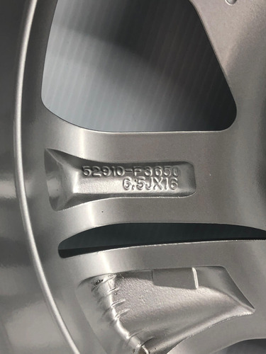 Rin 16 Original Hyundai Elantra 2019, 2020, 2021, 2022, 2023 Powder Coating Silver (Usado)