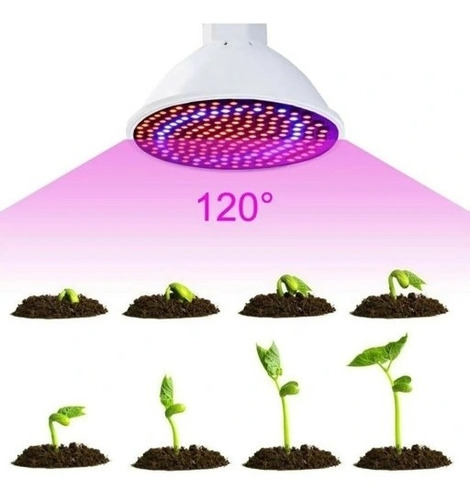 Lámpara De Crecimiento De Flores De Plantas 200led 20w* 