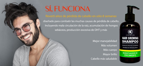 Shampoo Estimulador De Crecimiento Y Antiacaída -54 Spartans