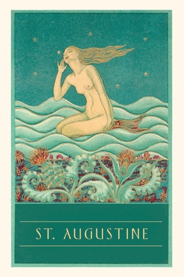 Libro Vintage Journal St. Augustine Mermaid - Found Image...