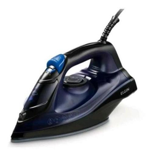 Ferro A Vapor Elgin Iron Glide  1200w  Fva2002 Preto E Azul 