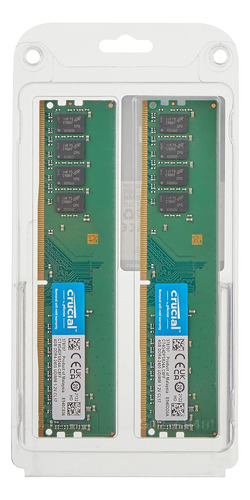 Memoria Ram Crucial Kit 8gb (2x4gb) Ddr4 2400mhz Cl17