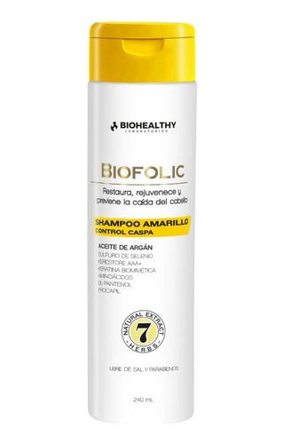 Biofolic Shampoo Control Caspa Amarilla - mL a $350