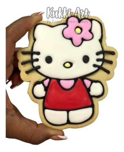 Hello Kitty * 12 Galletas Decoradas Para Tu Fiesta Tematica