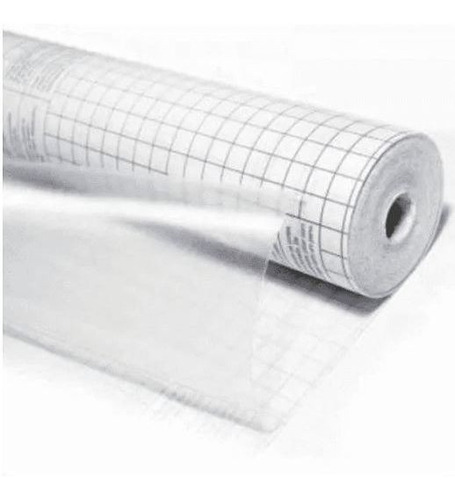 Plástico Adesivo Autocolante Transparente 45cm X 10 Metros Cor Branco