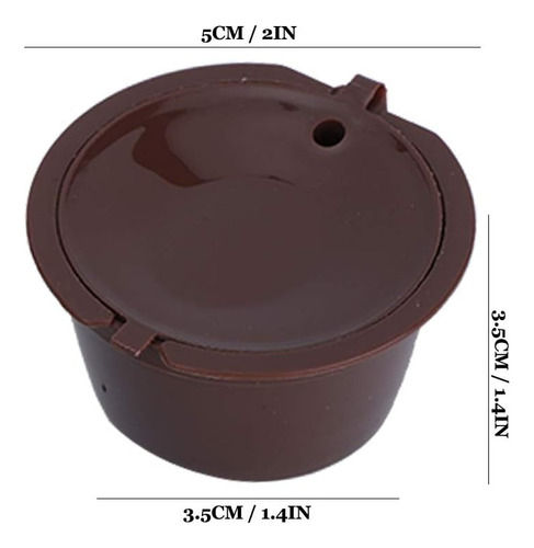 12 Cápsulas Filtro De Café Reutilizables Para Dolce Gusto