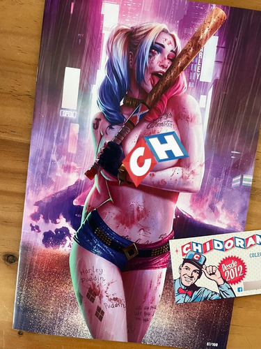 Comic- Power Hour Puddin Love Chaz Harley Quinn Sexy Naughty