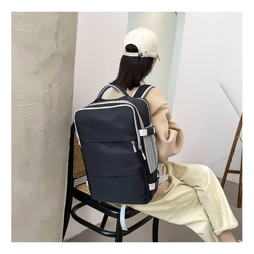 Mochila De Viaje Impermeable De Gran Capacidad For Mujer