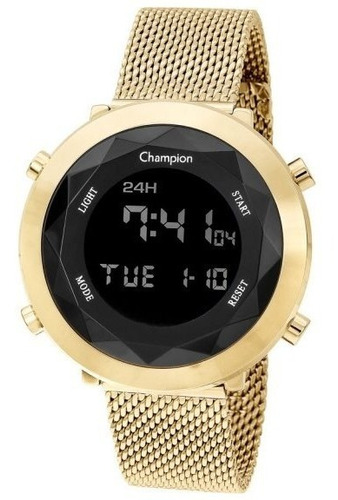 Relógio Champion  Digital Dourado Ch48028u