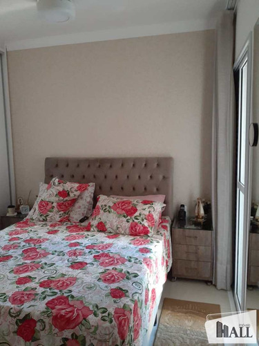 Imagem 10 de 30 de Apartamento No Condomínio Akadia Com 3 Quartos, 2 Vagas E 77m² - V10417