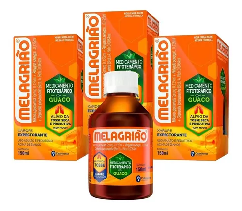 Xarope Expectorante Melagrião com Guaco 150ml