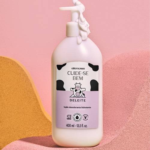 Combo Presente Feminino O Boticário Egeo Cherry Blast Des Col 90ml + Hidratante Cuide-se Bem Deleite 400ml - Original