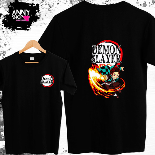 Camisa De Anime Tanjiro Kamado Demon Slayer Franelas