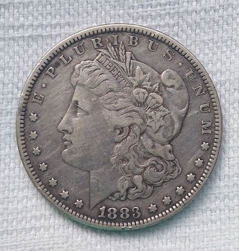 Usa Dolar Morgan 1883 Plata Mb Silver Crown Dollar Antiguo (Usado)
