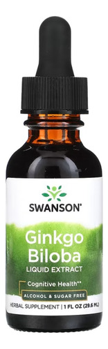 Swanson Gotas Ginkgo Biloba, Salud Cognitiva Y Mental, Usa