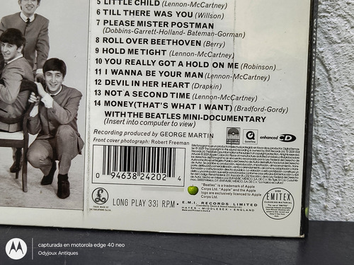 Cd The Beatles - With The Beatles Emi Music 2009 Mexico Edición Limitada (Usado)