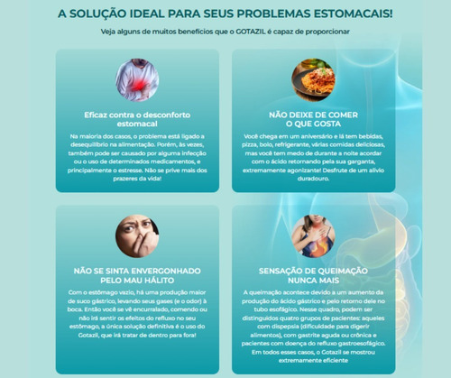 6 Gotazil Original Contra Refluxo E Gastrite Envio Rapido Abacaxi