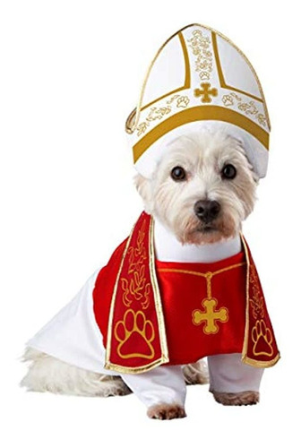 Holy Hound Pet Costume-disfraz Cura Para Perro