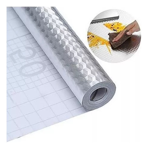 Papel Autoadhesivo Holografico Revestir Muebles Muros 2m