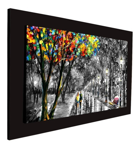Imagen 2 de 3 de Cuadro 60x40 Cms Decorativo Tipo Oleo Camino 10+envío Gratis