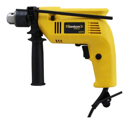 Imagem 3 de 6 de Furadeira Parafusadeira Impacto 1/2'' 500w Titanium + Brinde