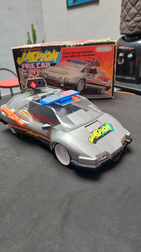 Carro Jaspion (fire Car) Prateado (Usado)