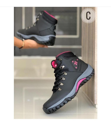 Zapatos Mujer,bota Winners Dama,apliques En Caucho,botines