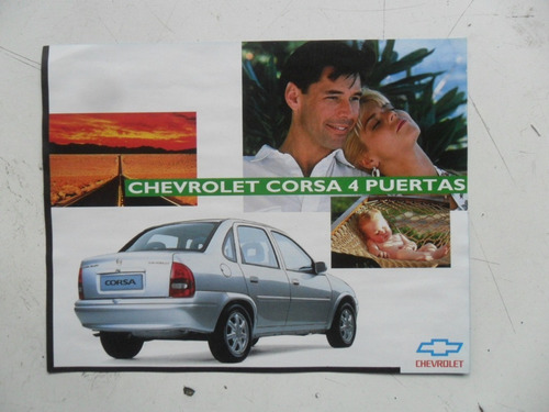 Folleto Chevrolet Corsa Antiguo No Es Manual Catalogo