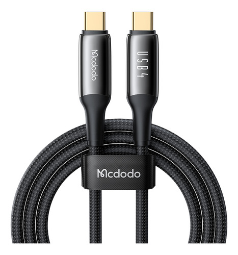 Cabo Usb 4.0 Tipo C Thunderbolt 3 4 Pd 240w 40gbps Mcdodo 1m