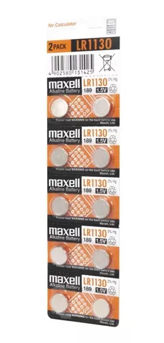 10 Pilas Maxell Lr1130 Tipo Boton Japonesa /3gmarket