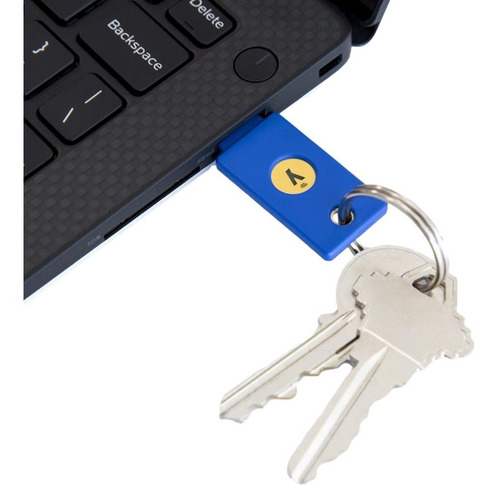 Imagen 3 de 5 de Yubikey Nfc Usb Llave Seguridad Clave Acceso Fido2 U2f!
