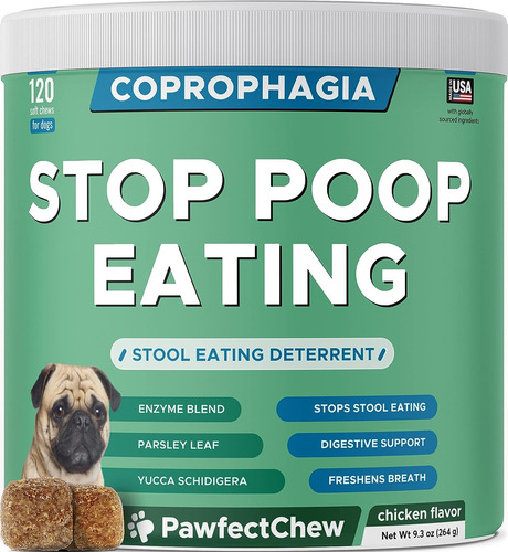 No Comer Caca Para Perros - Deten Y Previene La Coprofagia -
