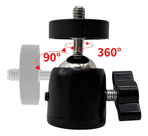 Adaptador Giratorio Universal De 1/4 Para Cámaras Y Trípodes