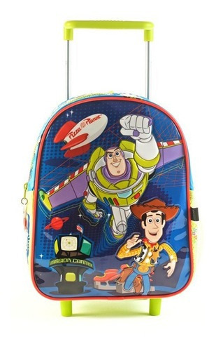 Mochila Chica Infantil Disney Pixar Toy Story Con Ruedas